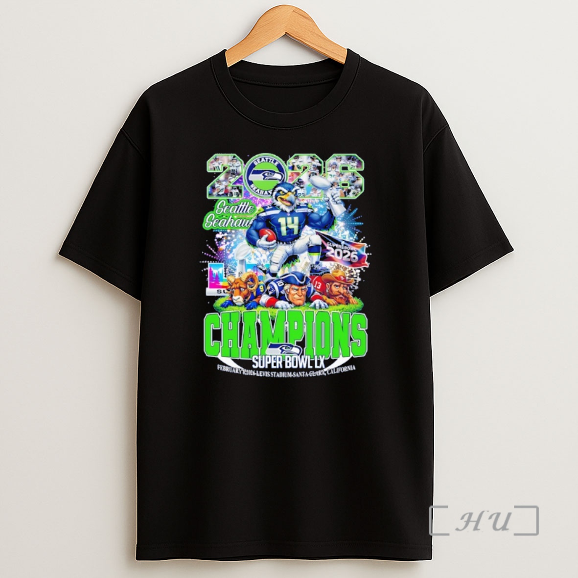 Officials Seattle Seahawks 2026 Super Bowl Lx Champions Feb 8th California Shirt Sweatshirt Tee