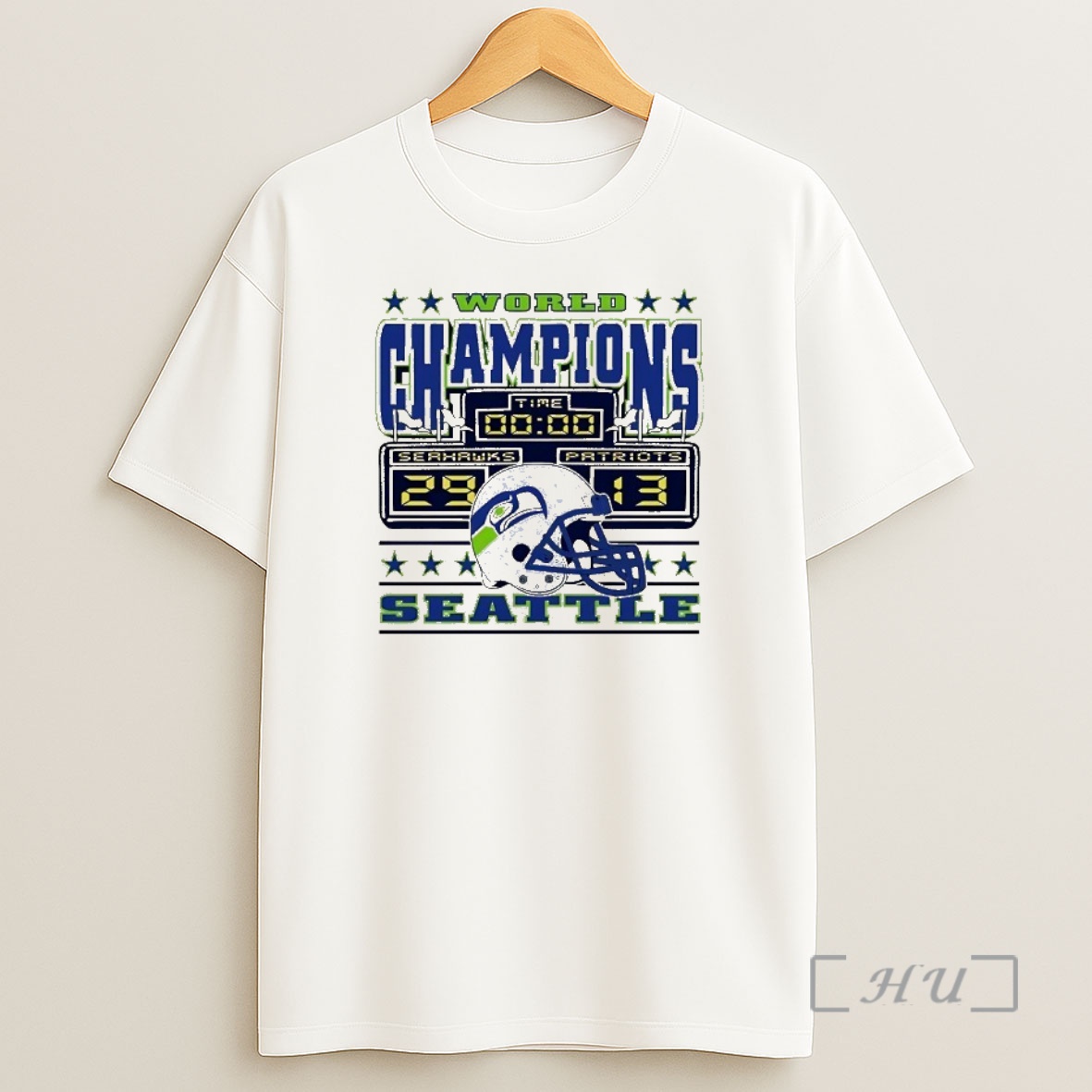 Officials Seattle Seahawks Football 2025 World Champions Scoreboard Helmet Shirt Sweatshirt Tee