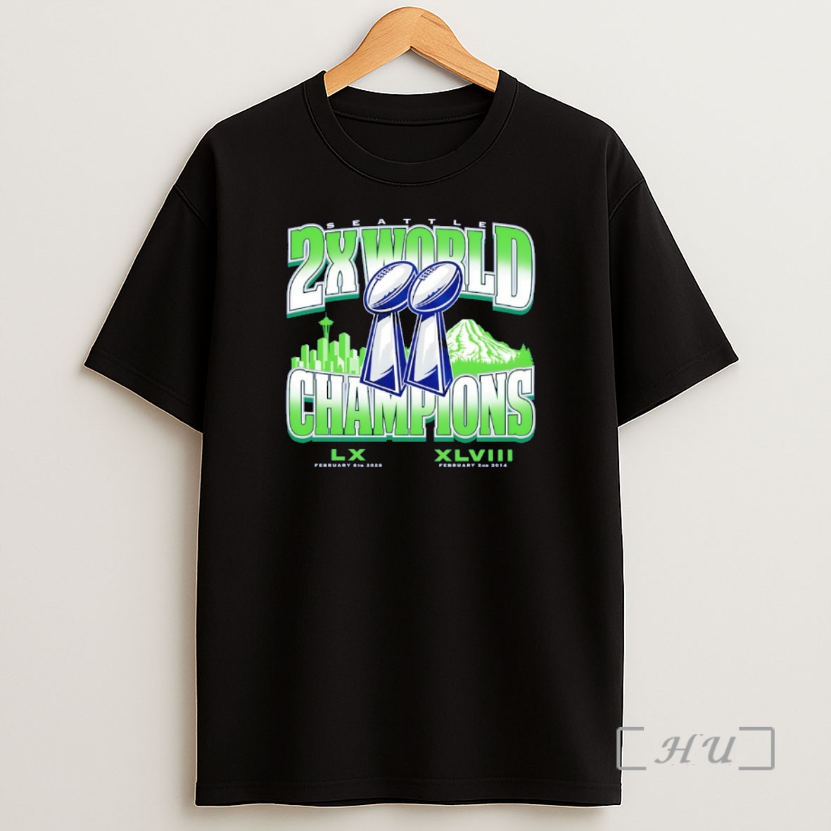 Officials Seattle Seahawks Football 2026 2x World Championship City Skyline Shirt Sweatshirt Tee