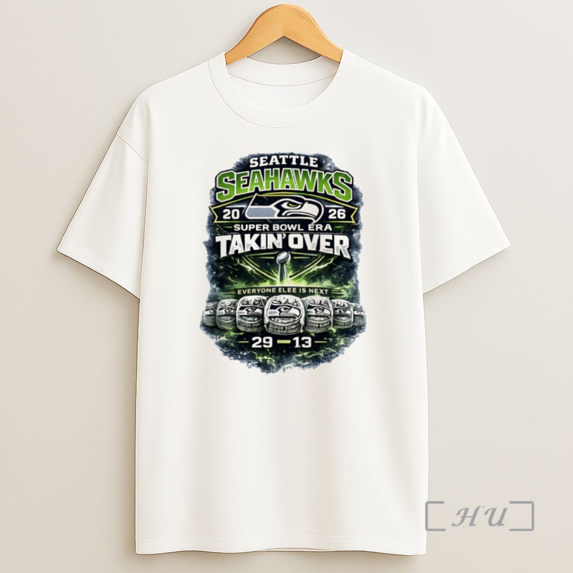 Officials Seattle Seahawks Football Super Bowl Champs Era Takin Over Everyone Elee Is Next Shirt Sweatshirt Tee