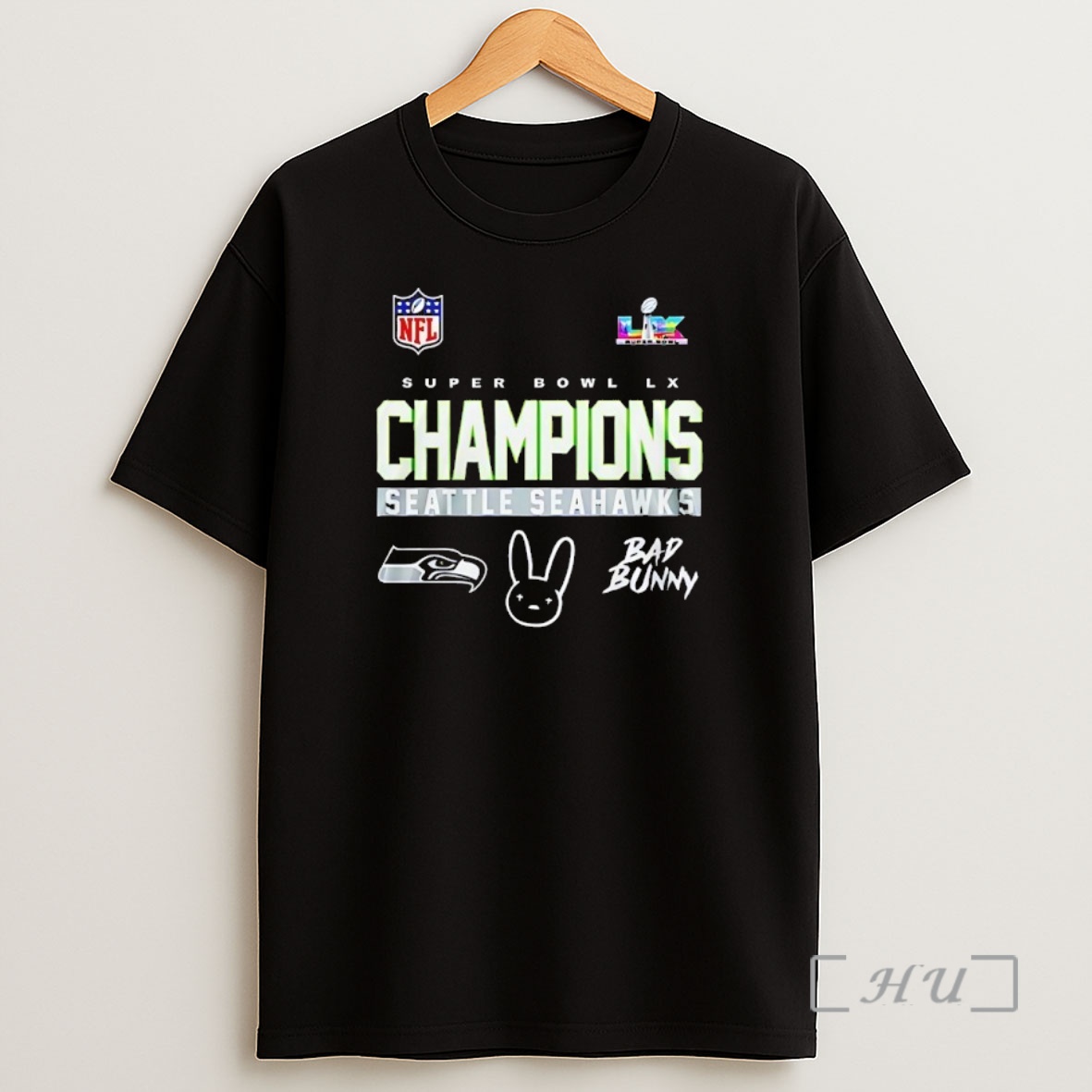 Officials Seattle Seahawks Nfl Bad Bunny Football 2026 Super Bowl Shirt Sweatshirt Tee