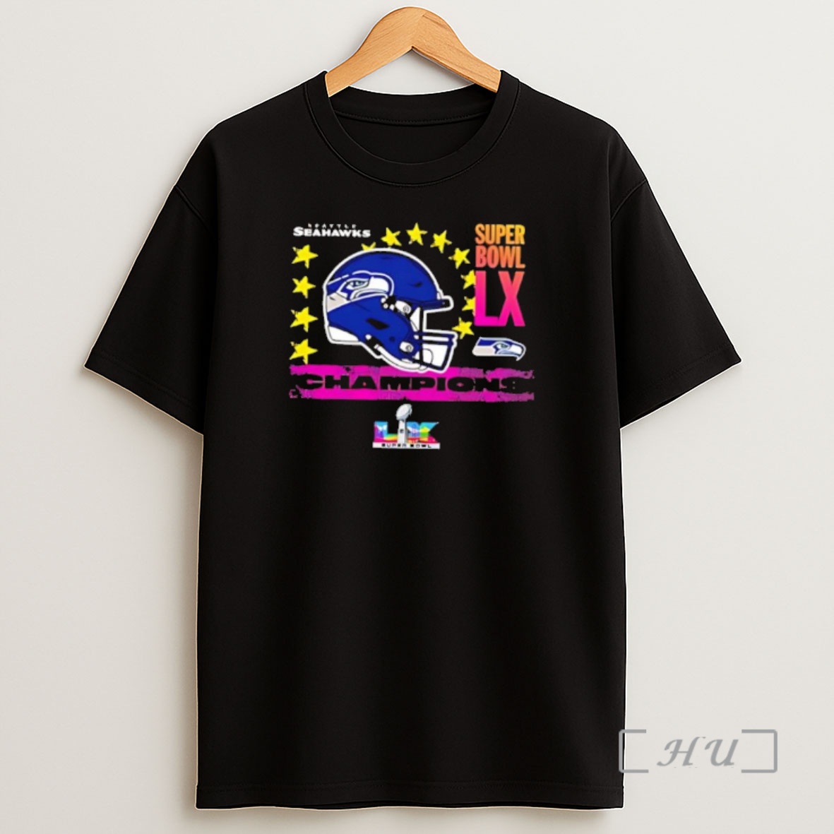 Officials Seattle Seahawks Super Bowl Lx Champions Helmet Shirt Sweatshirt Tee