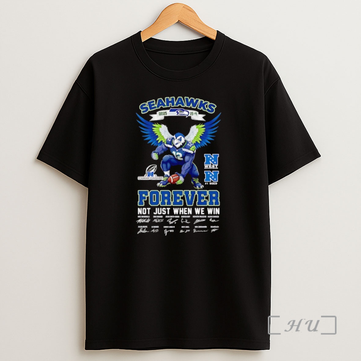 Officials Seattle Seahawks Forever Not Just When We Win N West Champhions 1 Seed 2025 Mascot Shirt Sweatshirt Tee