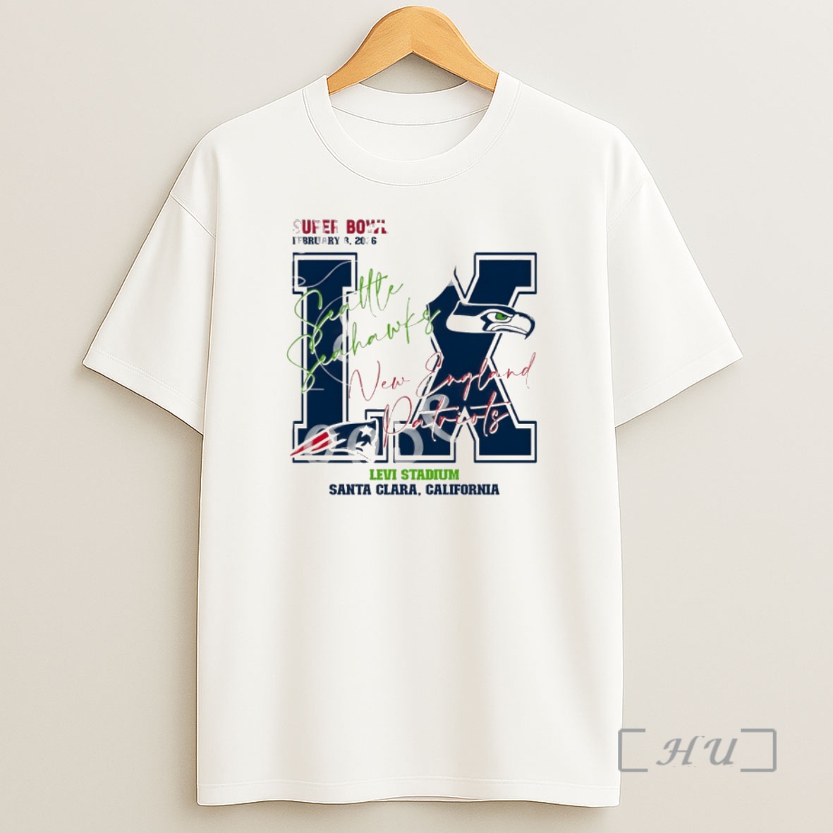 Officials Seattle Seahawks Vs New England Patriots Football Lx Levi Stadium Santa Clara California Shirt Sweatshirt Tee