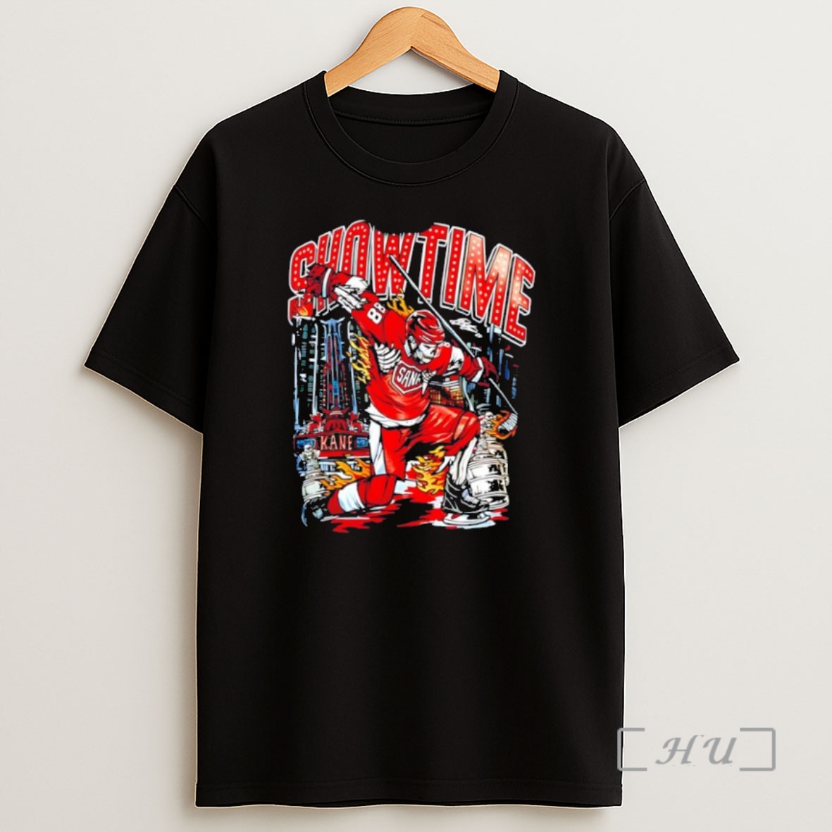 Officials Showtime Chicago Blackhawks Player Patrick Kane Skeleton Shirt Sweatshirt Tee