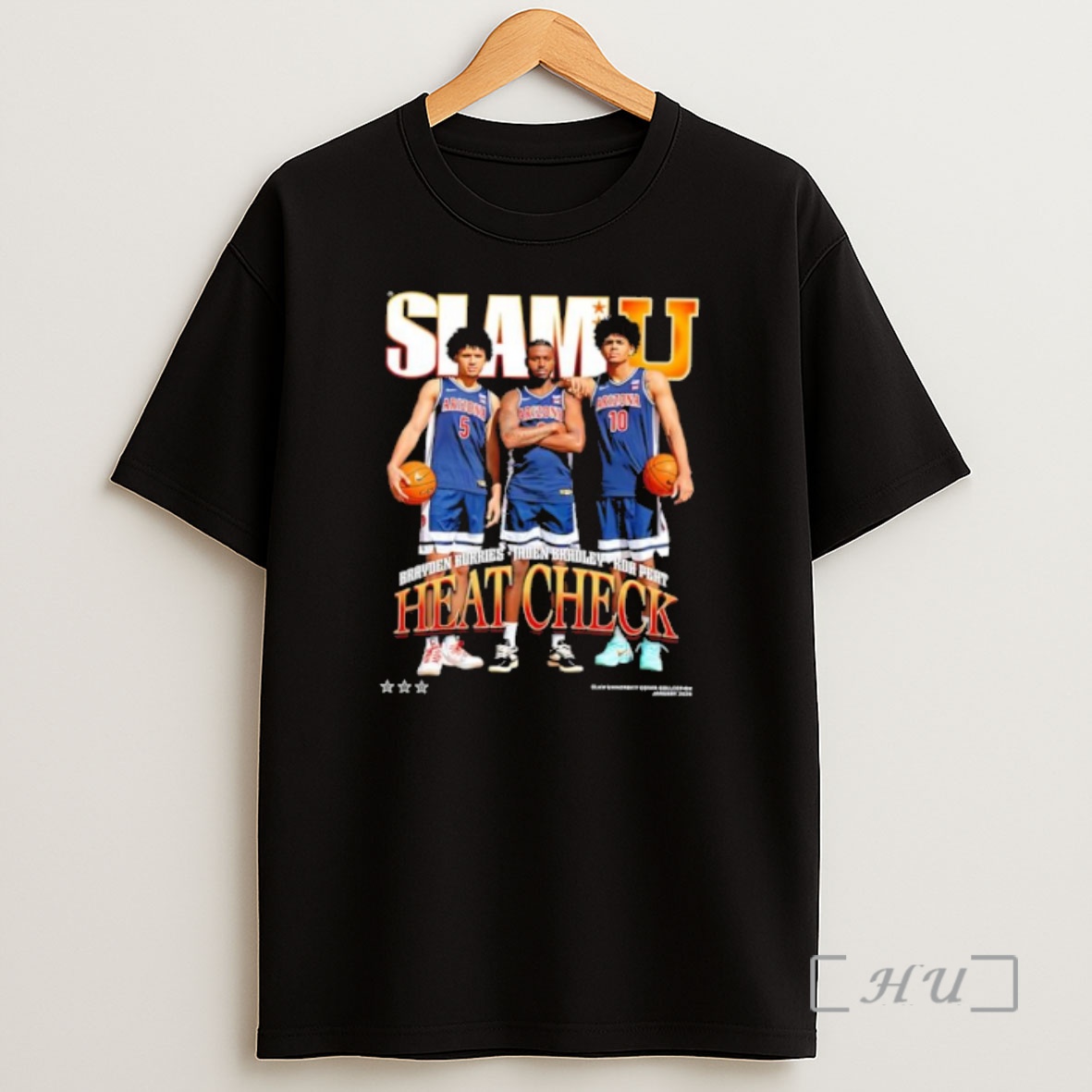 Officials Slam U University Heat Check Arizona Basketball Players Shirt Sweatshirt Tee