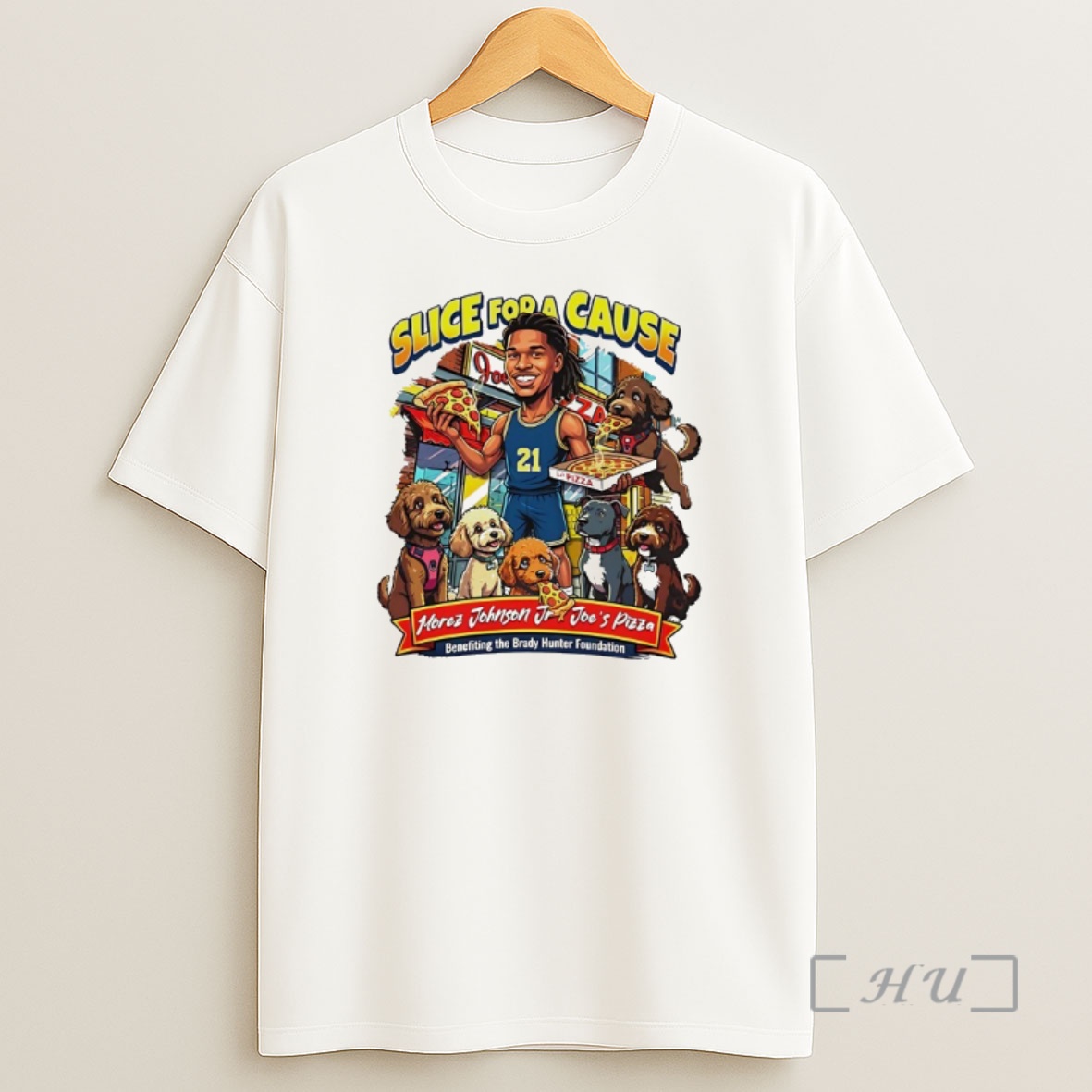Officials Slice For A Cause Morez Johnson Jr Joes Pizza Shirt Sweatshirt Tee