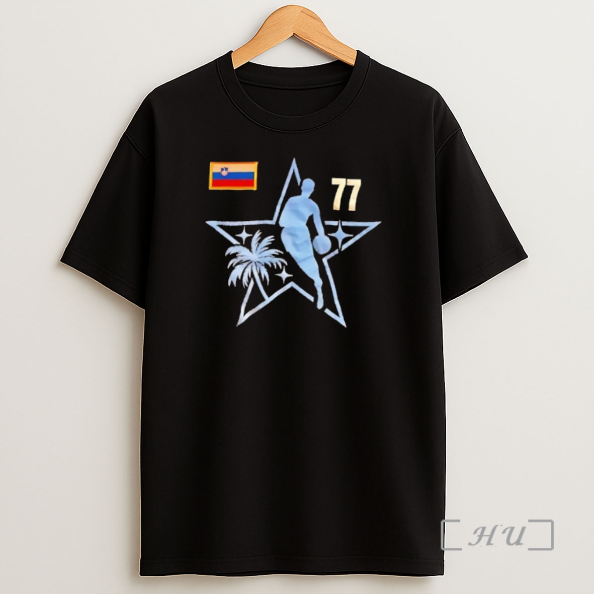 Officials Slovenia Flag Number 77 Luka Doncic Dallas Basketball Star Shirt Sweatshirt Tee
