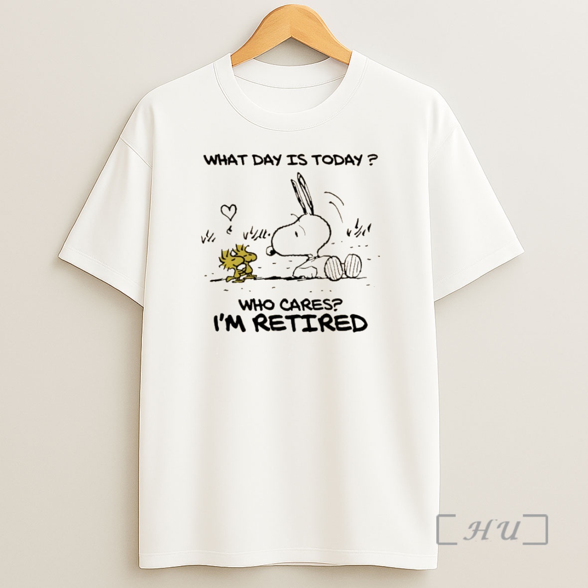 Officials Snoopy Peanuts What Day Is Today Who Cares Im Retired Shirt Sweatshirt Tee