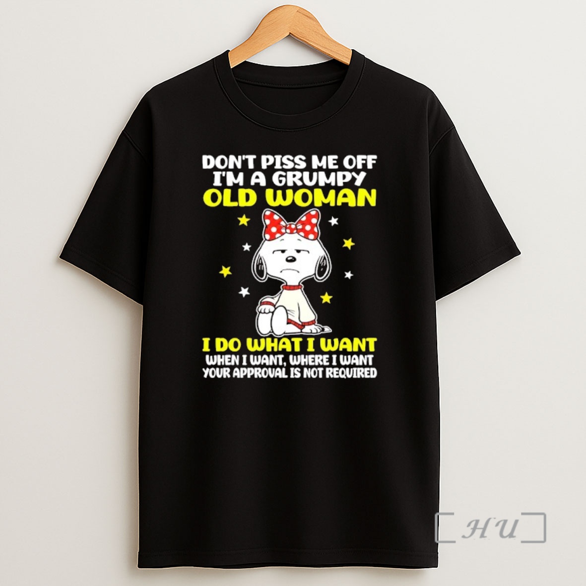Officials Snoopy Dont Piss Me Off Im A Grumpy Old Woman Shirt Sweatshirt Tee
