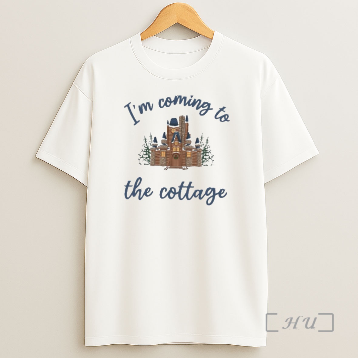 Officials Snowy Cabin Castle Im Coming To The Cottage Shirt Sweatshirt Tee