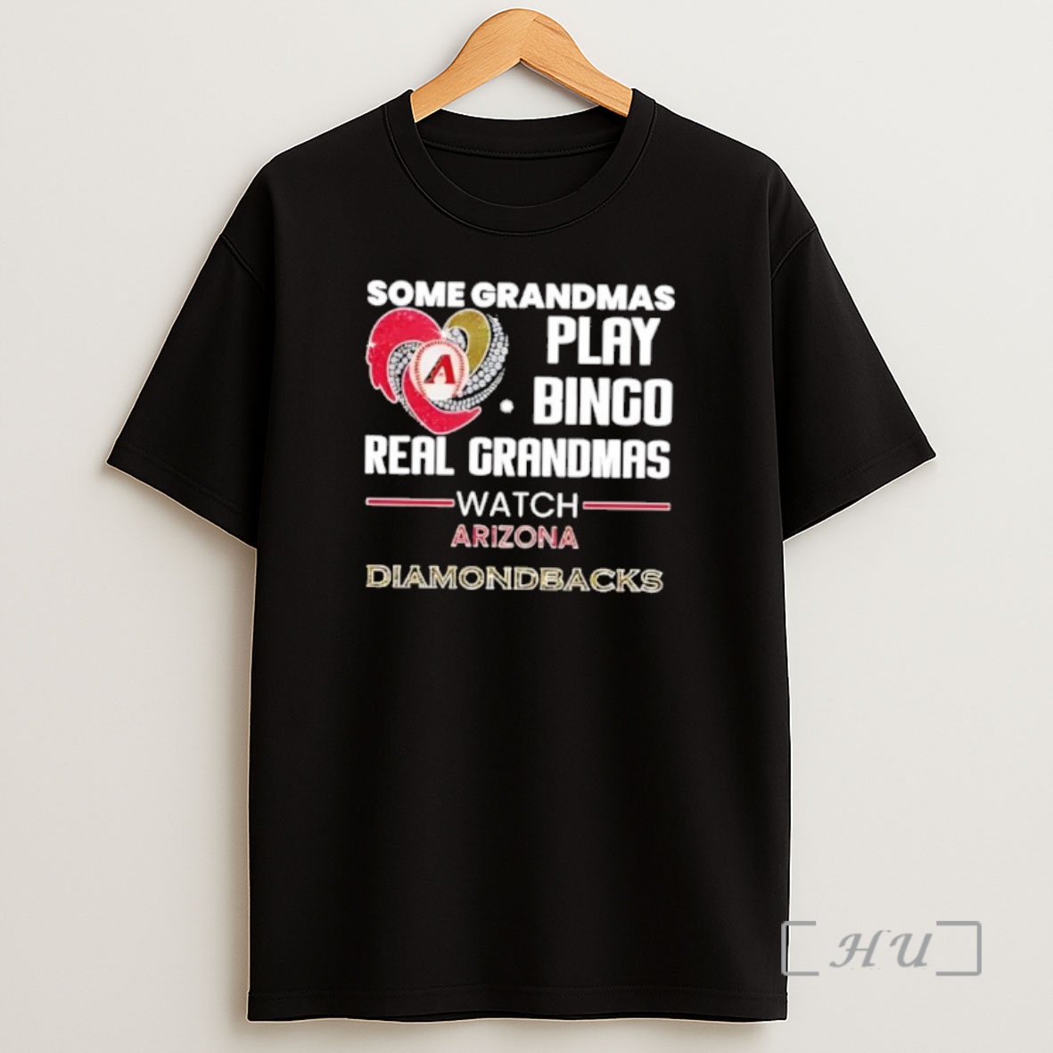 Officials Some Grandmas Play Bingo Real Grandmas Watch Arizona Diamondbacks Shirt Sweatshirt Tee