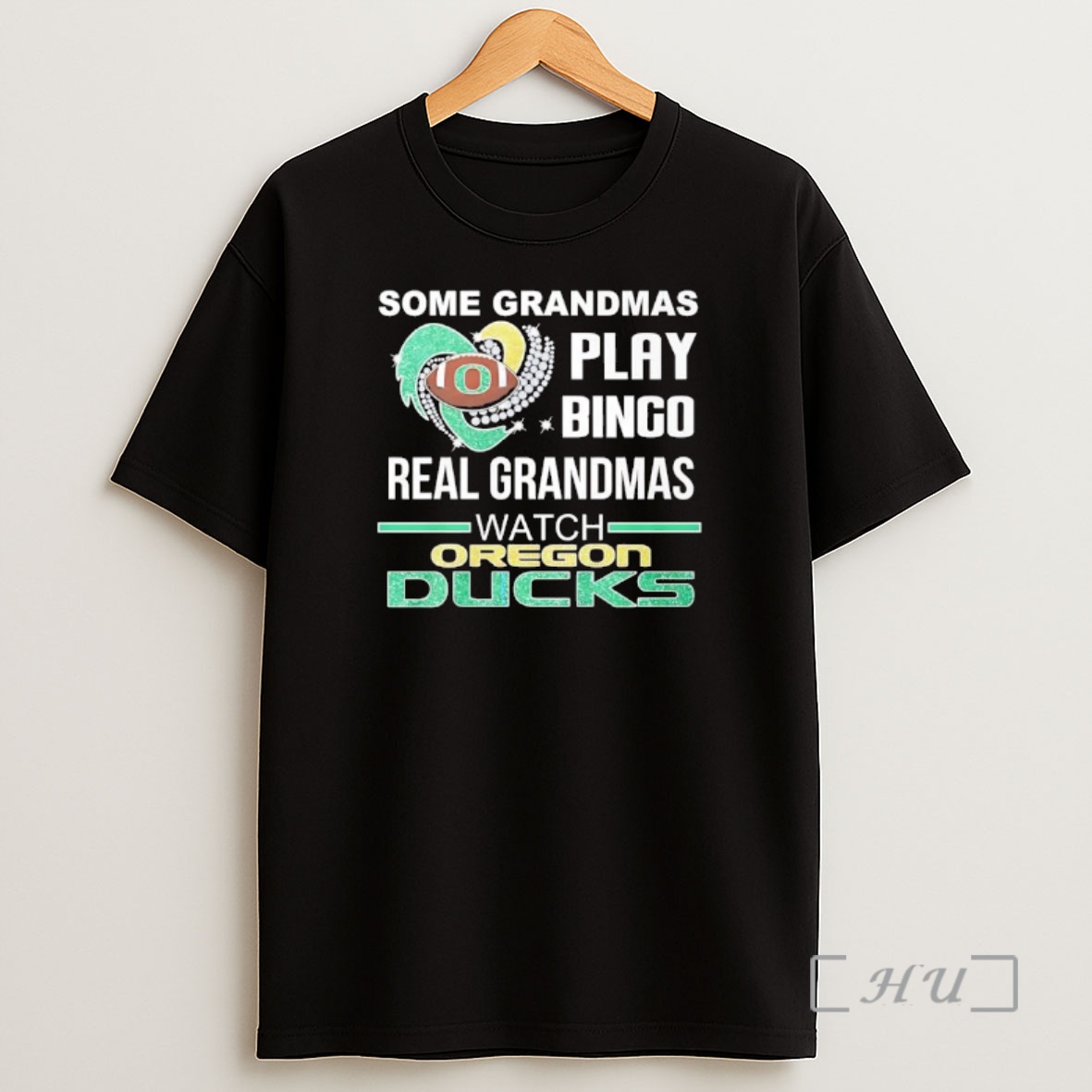 Officials Some Grandmas Play Bingo Real Grandmas Watch Oregon Ducks Graphic Shirt Sweatshirt Tee