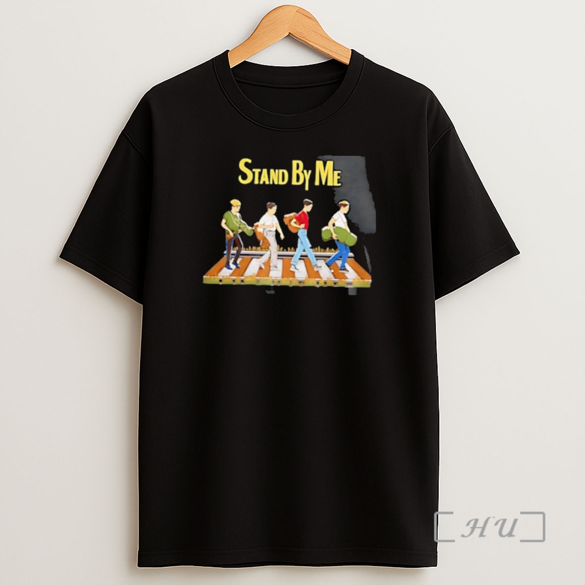 Officials Stand By Me Movie Four Boys Walking On Tracks Shirt Sweatshirt Tee