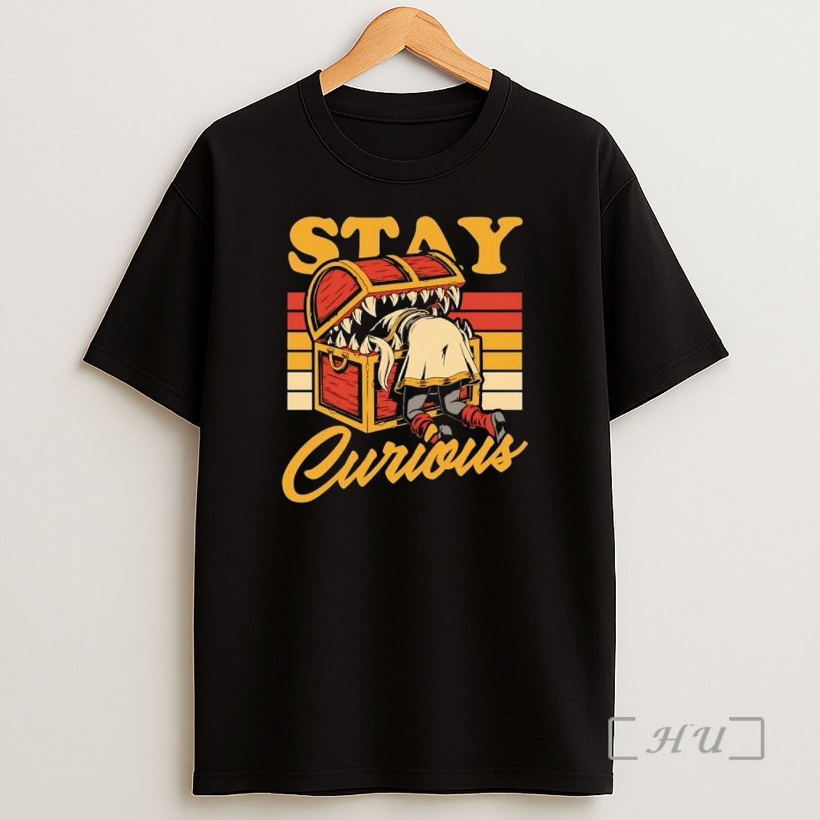 Officials Stay Curious Mimic Treasure Chest Frieren Shirt Sweatshirt Tee