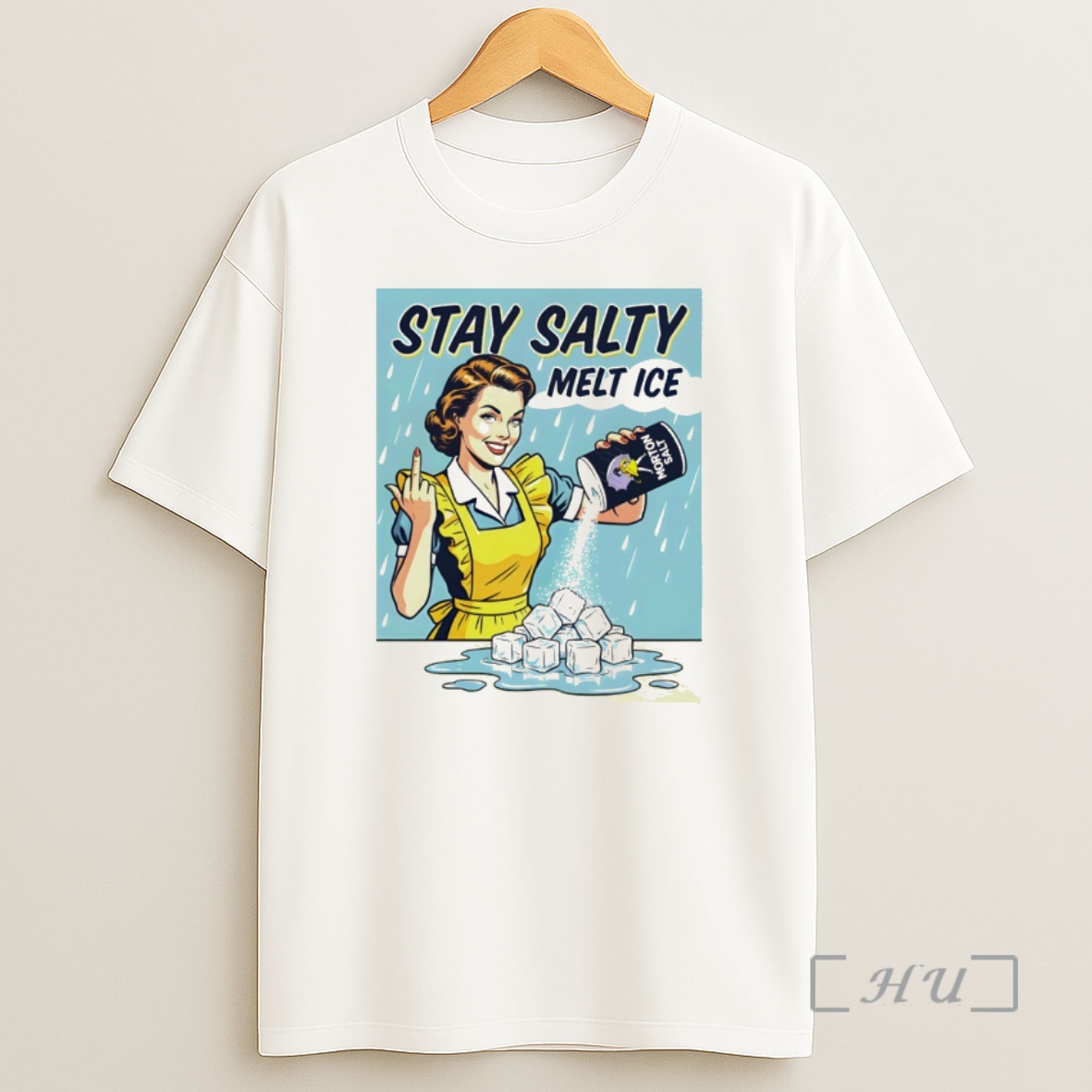 Officials Stay Salty Melt Ice Morton Salt Middle Finger Shirt Sweatshirt Tee