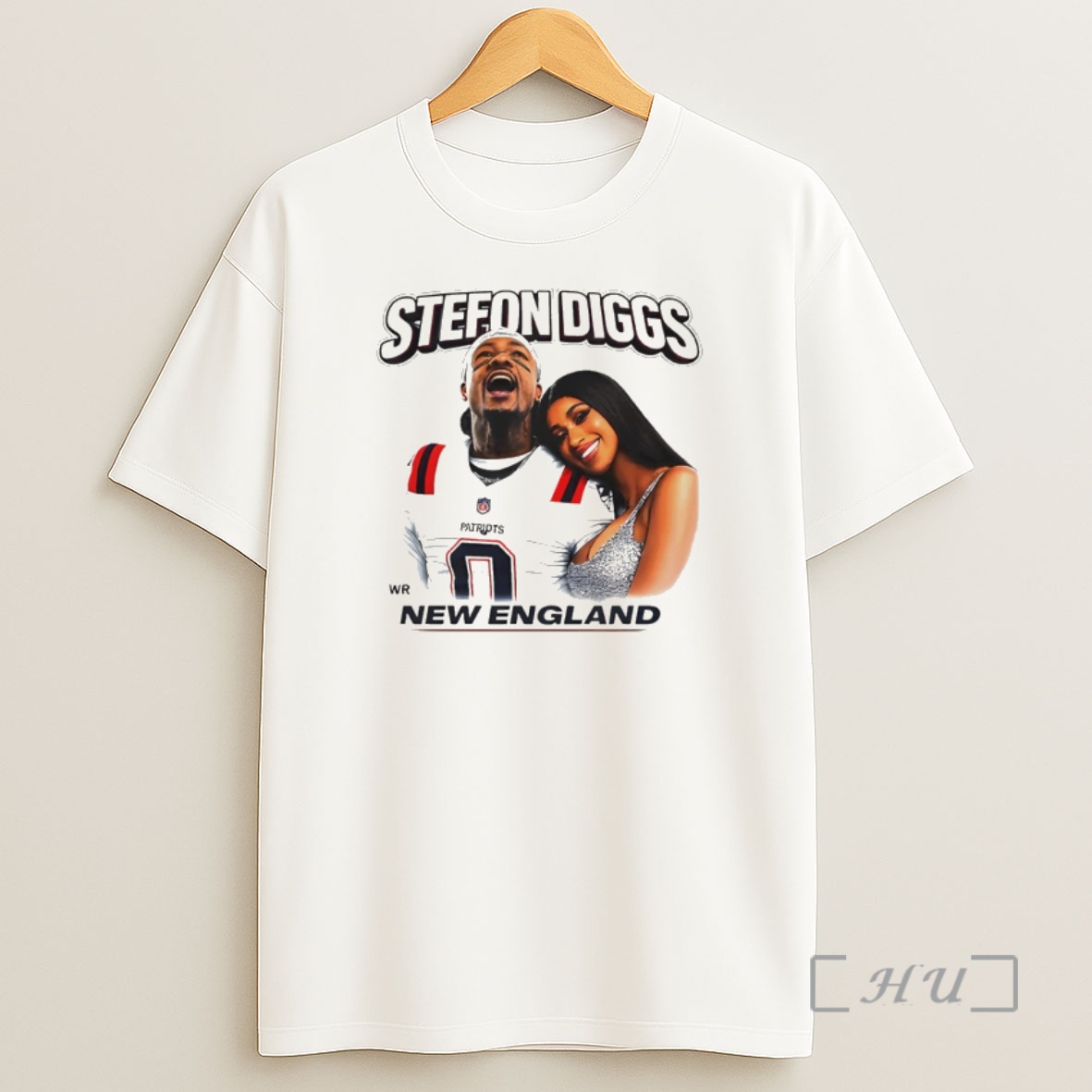 Officials Stefon Diggs Cardi B New England Football Shirt Sweatshirt Tee