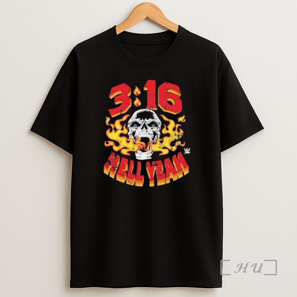 Officials Steve Austin Hell Yeah Stone Cold Skull Shirt Sweatshirt Tee