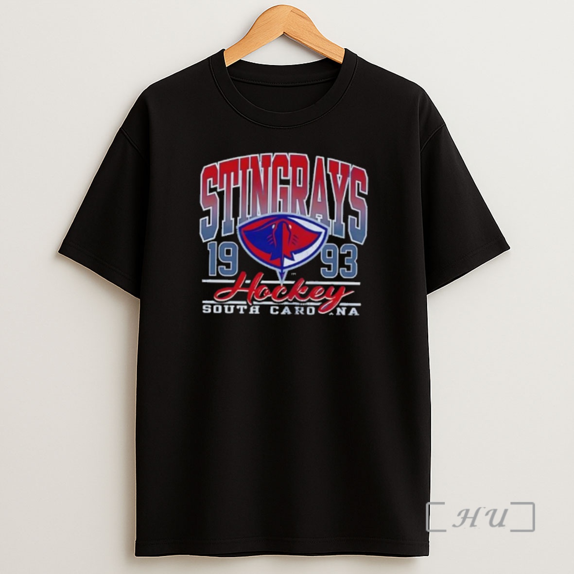 Officials Stingrays 1993 Hockey South Carolina Team Logo Shirt Sweatshirt Tee