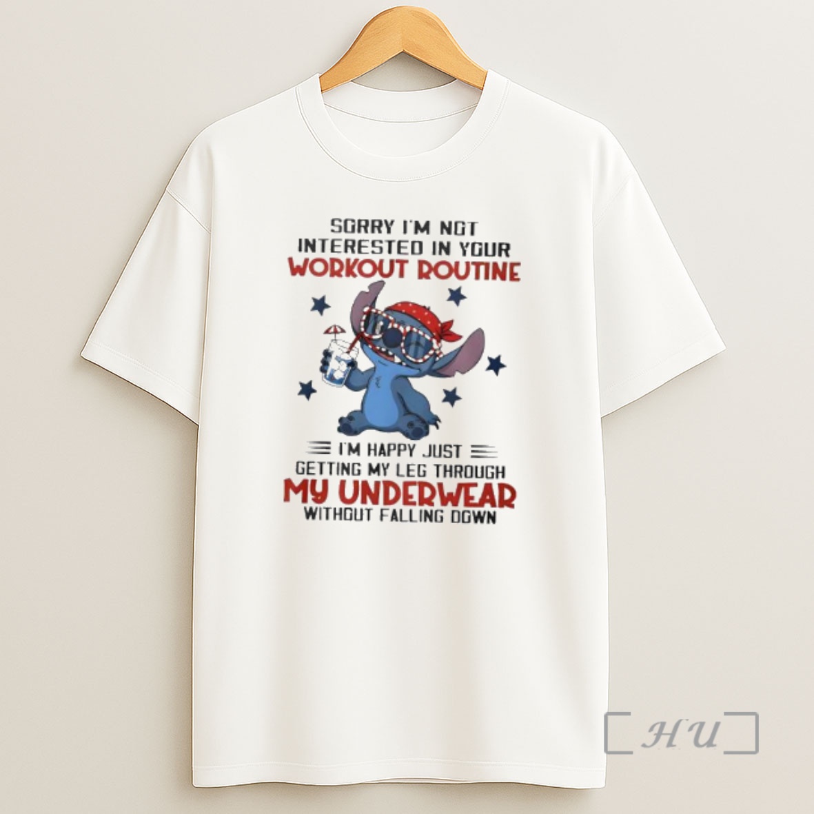 Officials Stitch Sorry Im Not Interested In Your Workout Routine Shirt Sweatshirt Tee