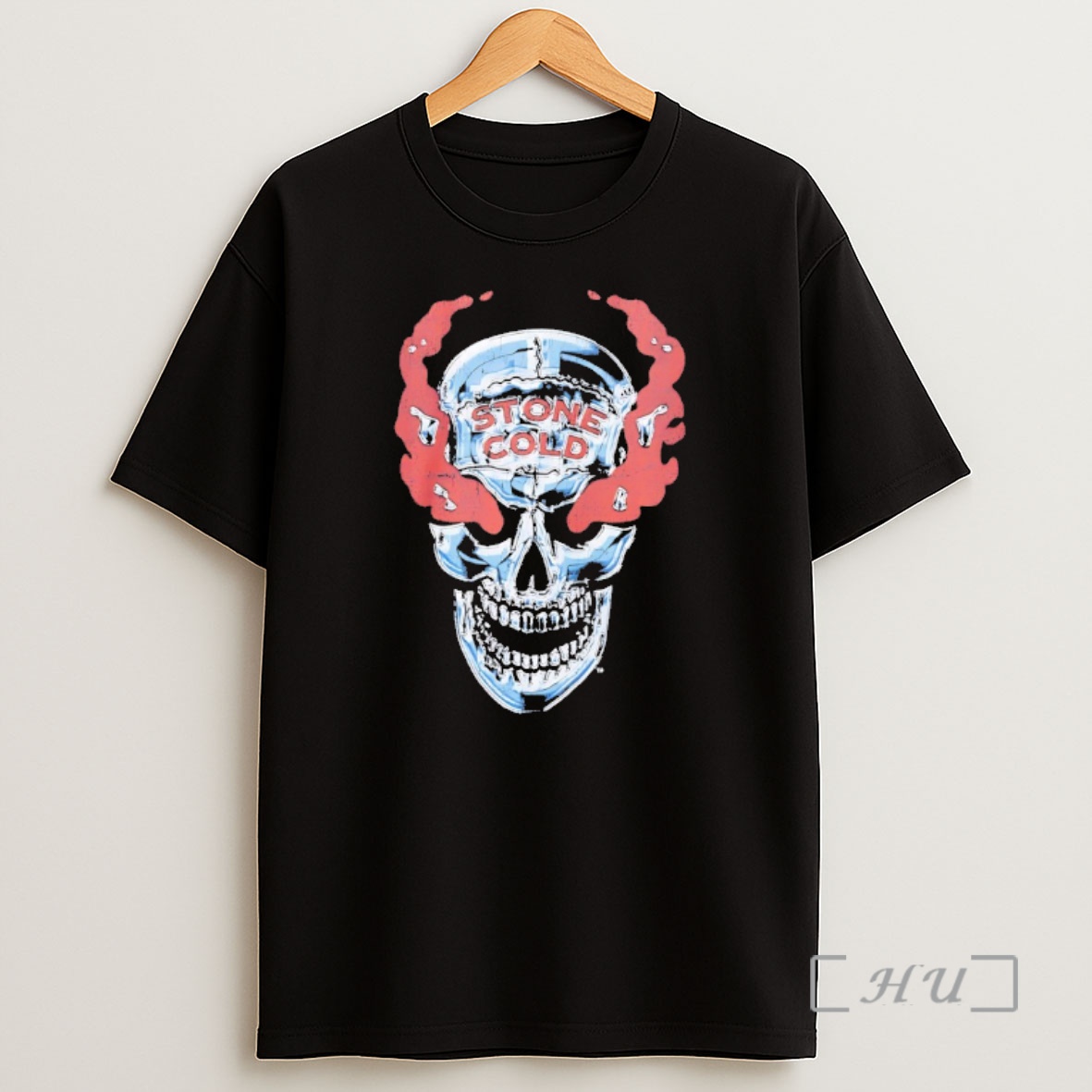 Officials Stone Cold Steve Austin Chrome Skull Shirt Sweatshirt Tee