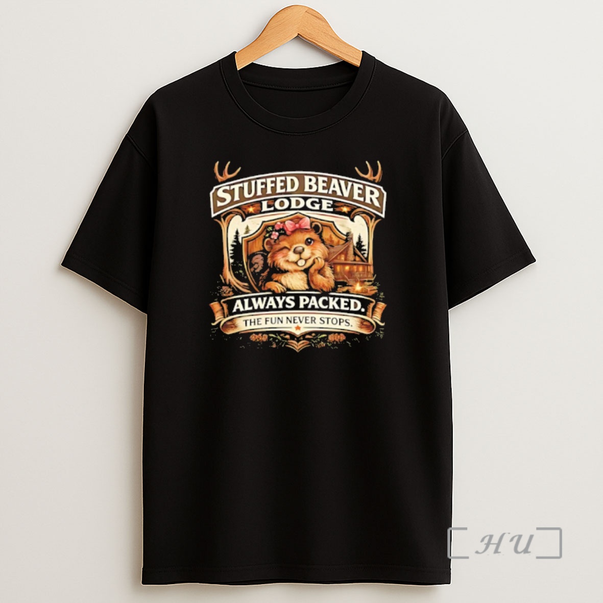 Officials Stuffed Beaver Lodge Always Packed The Fun Never Stops Shirt Sweatshirt Tee