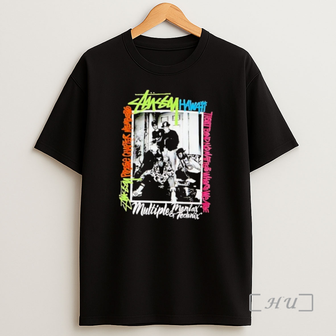 Officials Stussy Hawaii Posse Chapter Members Multiple Maniax Technix Graphic Shirt Sweatshirt Tee