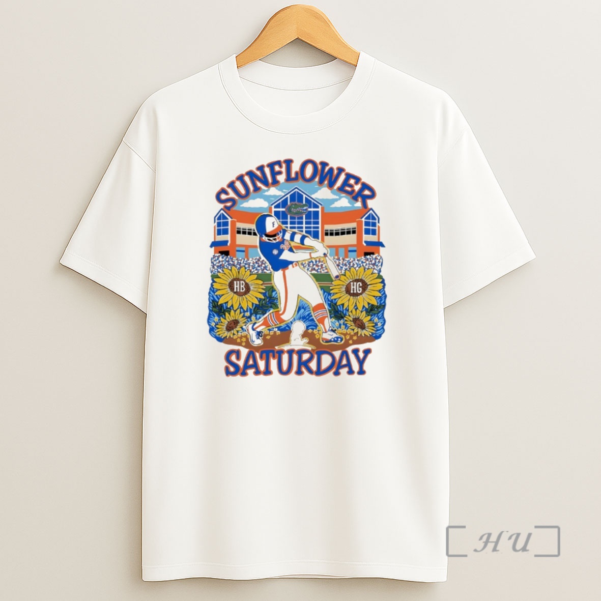 Officials Sunflower Florida Gators Baseball Saturday Cartoon Shirt Sweatshirt Tee