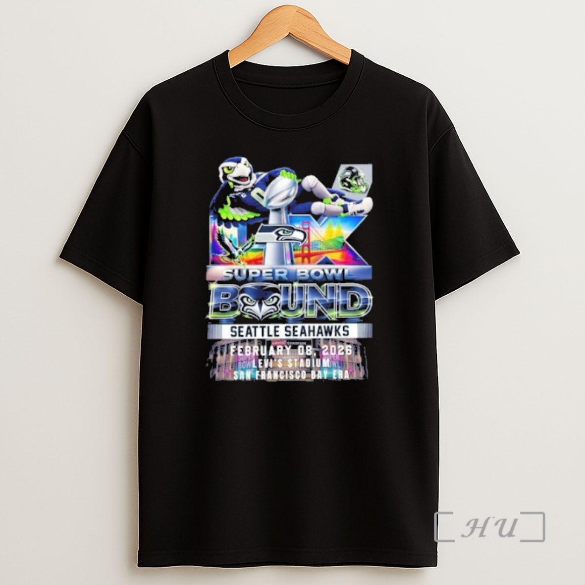 Officials Super Bowl Bound Seattle Seahawks February 08 2026 Mascot Logo Shirt Sweatshirt Tee