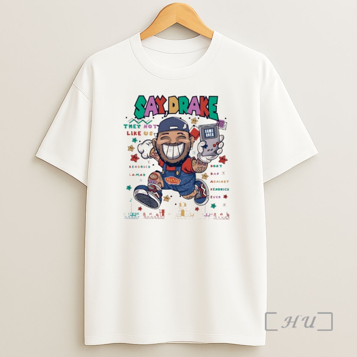 Officials Super Mario X Kendrick Lamar Say Drake They Not Like Us Funny Shirt Sweatshirt Tee