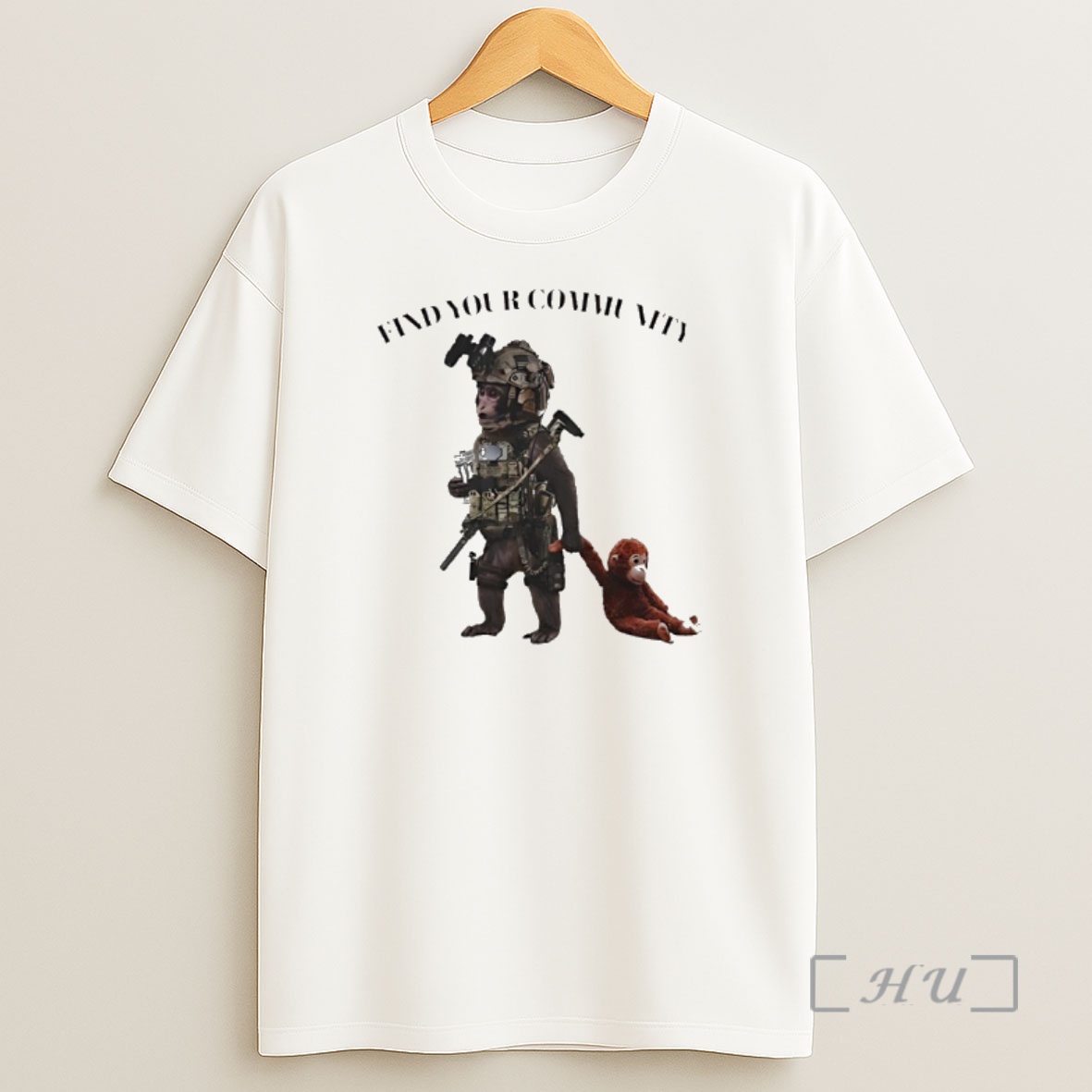 Officials Tactical Punch The Monkey Find Your Community Graphic Shirt Sweatshirt Tee