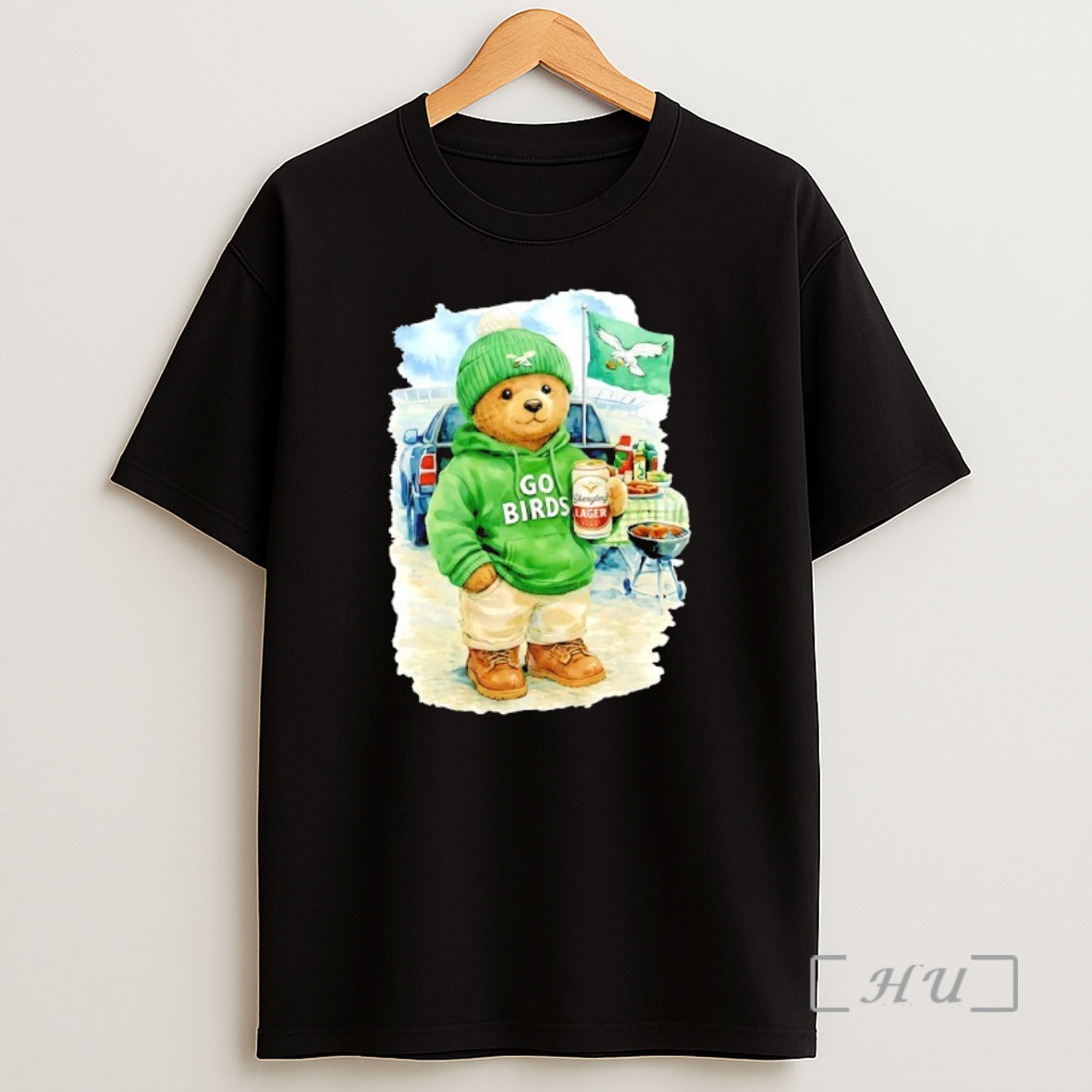 Officials Tailgating Bear Go Birds Philadelphia Eagles Shirt Sweatshirt Tee