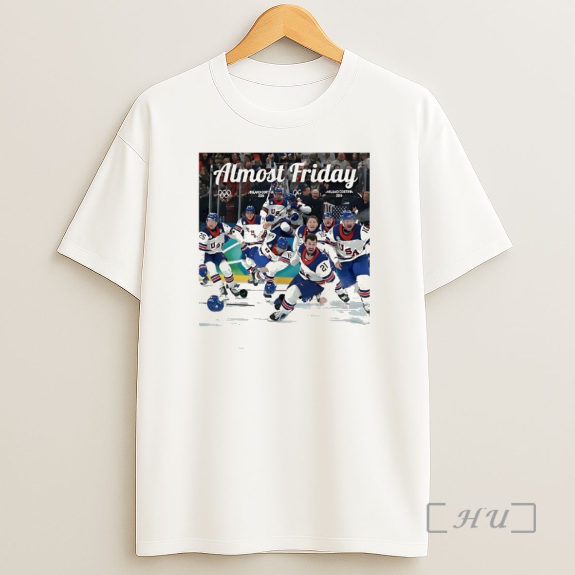 Officials Team Usa 2026 Olympics Almost Friday Shirt Sweatshirt Tee