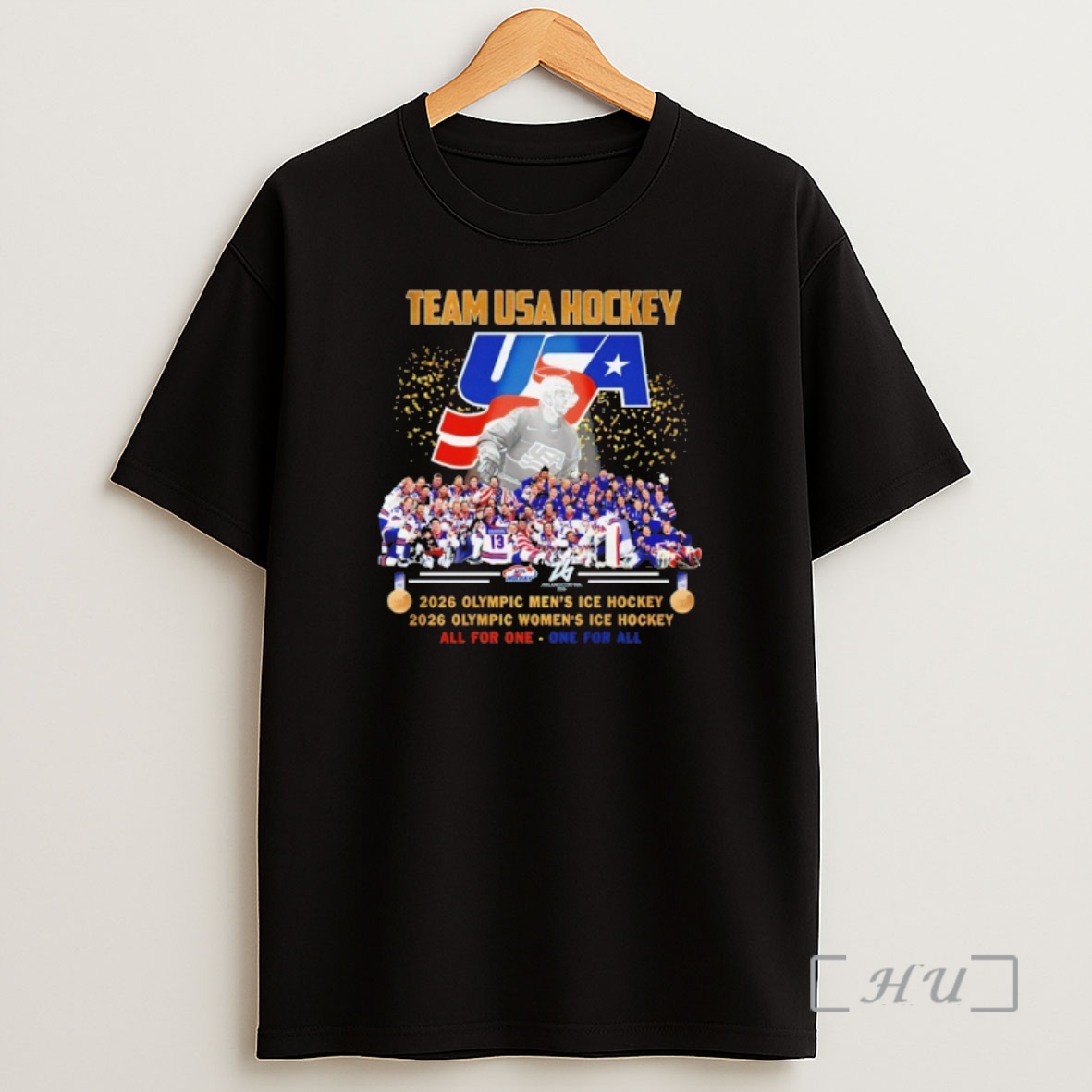 Officials Team Usa Hockey 2026 Olympic Mens And Womens Ice Hockey All For One One For All Shirt Sweatshirt Tee