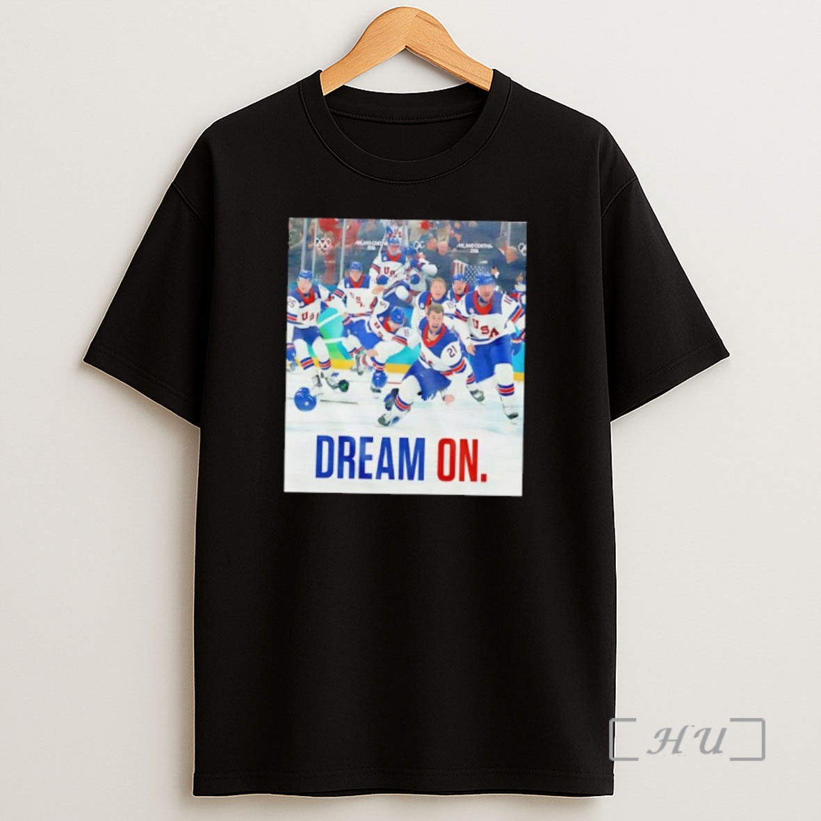 Officials Team Usa Hockey Milano Cortina 2026 Dream On Shirt Sweatshirt Tee