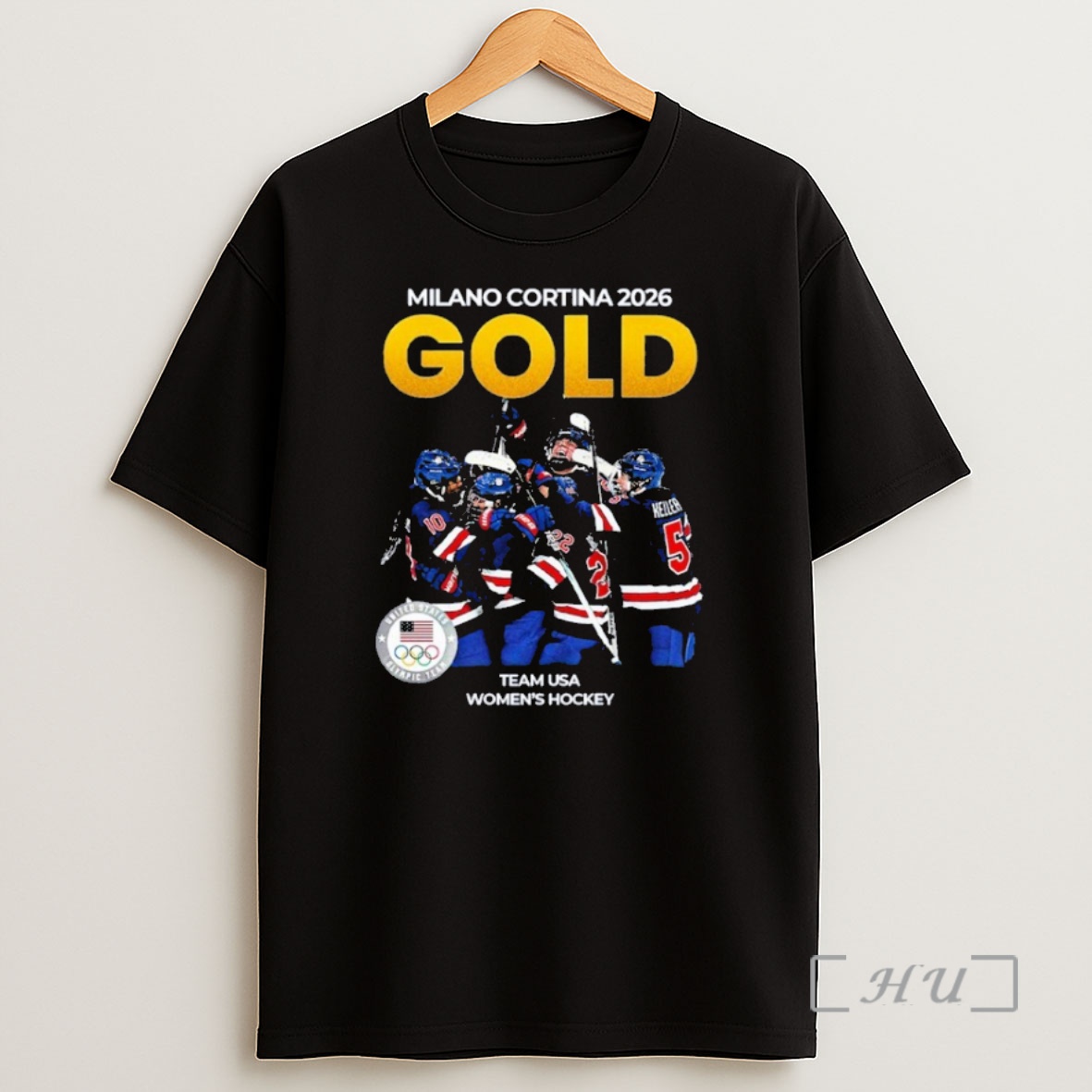 Officials Team Usa Womens Hockey Milano Cortina 2026 Gold Medal Shirt Sweatshirt Tee