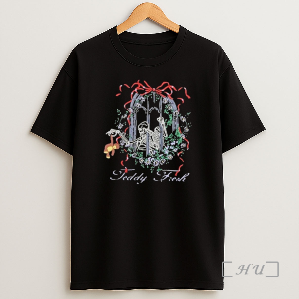 Officials Teddy Fresh Skeleton Gothic Window Graphic Shirt Sweatshirt Tee