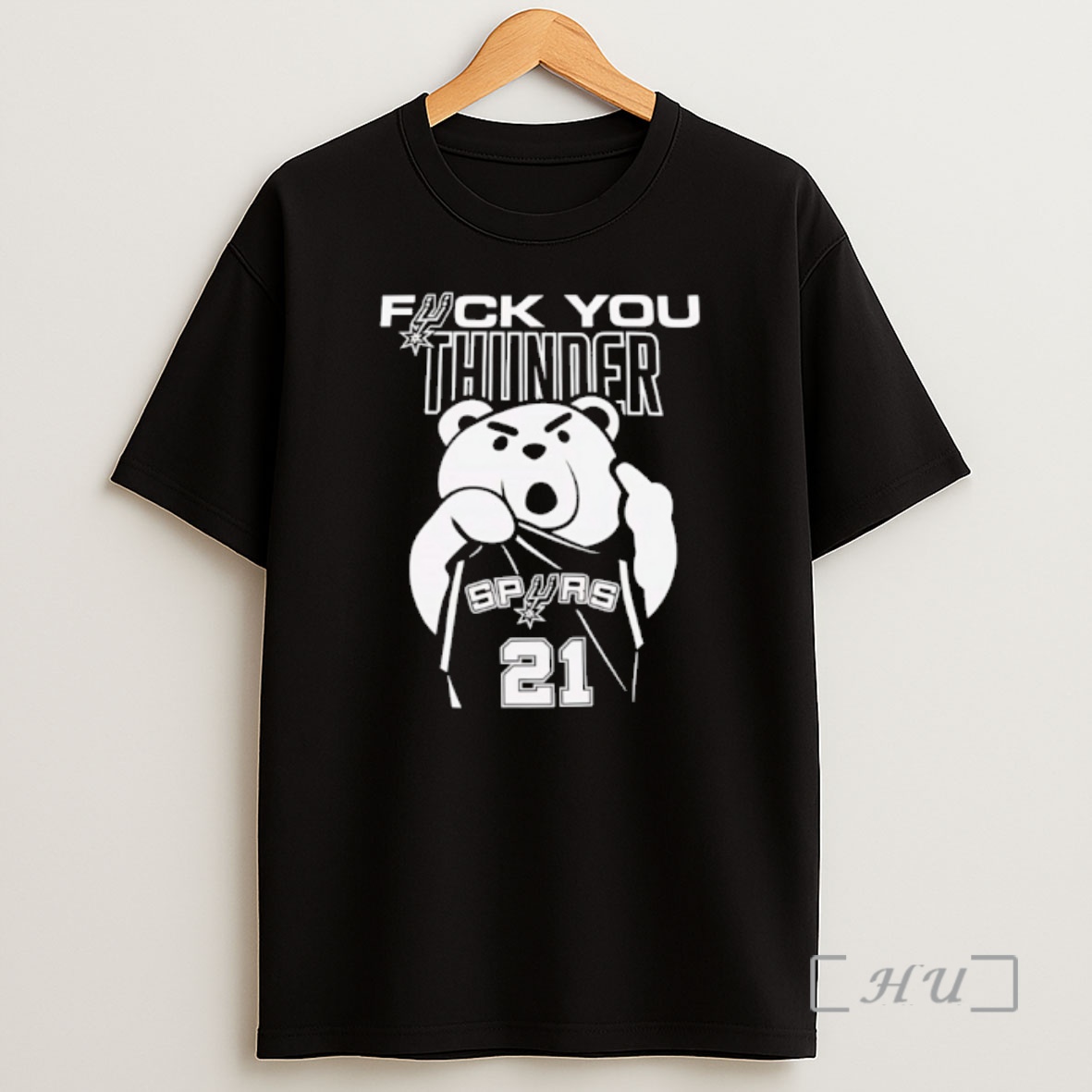 Officials Teddy Fuck You Thunder San Antonio Spurs Shirt Sweatshirt Tee