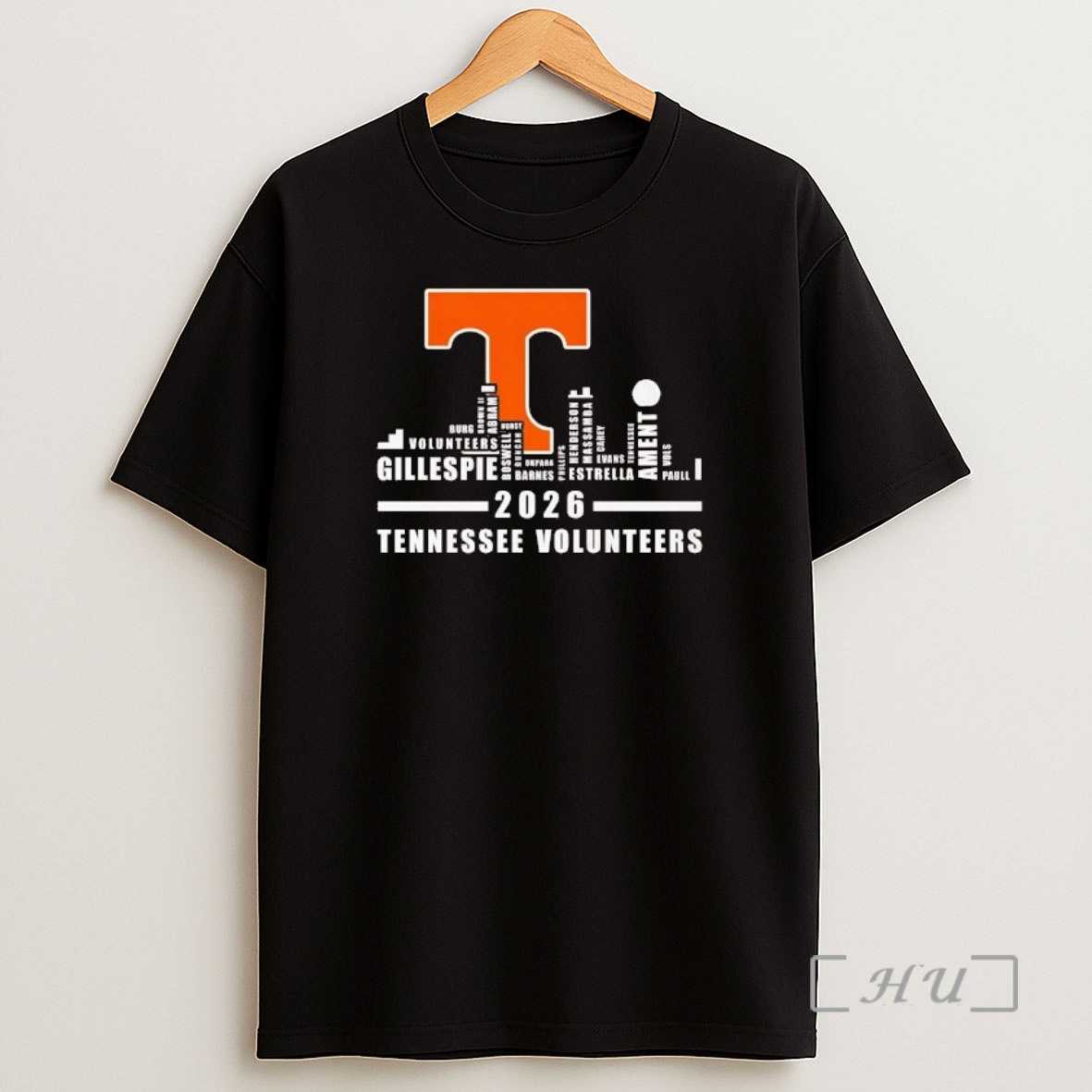 Officials Tennessee Volunteers 2026 Players Names City Skyline Tee Shirt Sweatshirt Tee