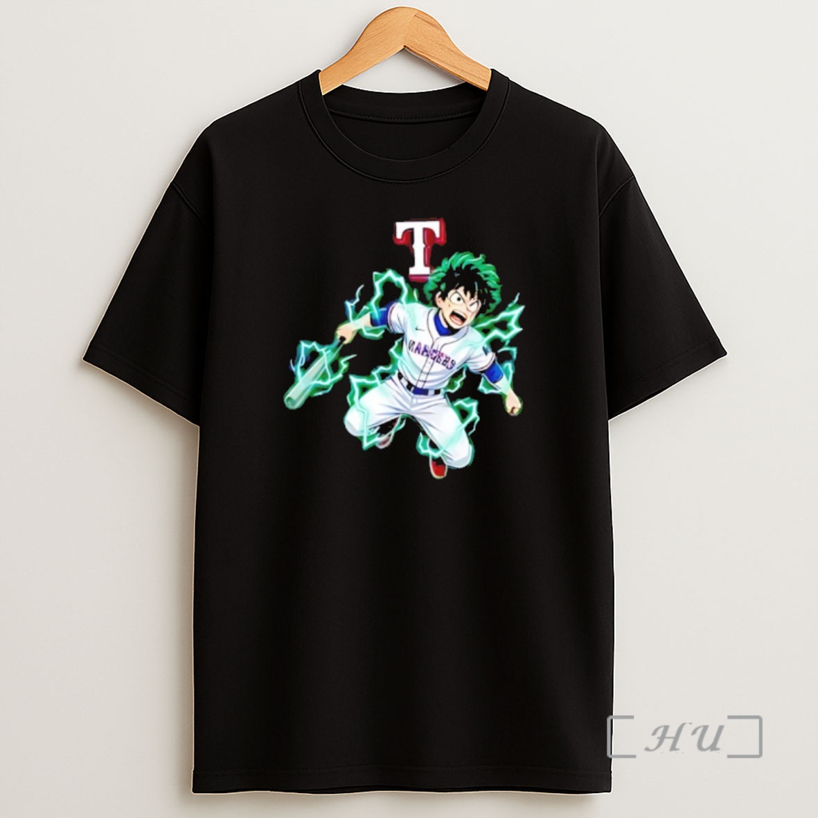Officials Texas Rangers X Deku My Hero Academia 2026 Anime Shirt Sweatshirt Tee