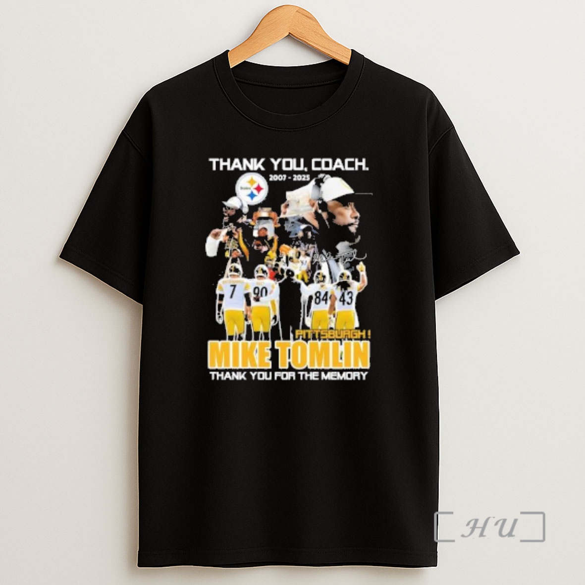 Officials Thank You Coach 2007 2025 Pittsburgh Steelers Mike Tomlin Thank You For The Memory Shirt Sweatshirt Tee