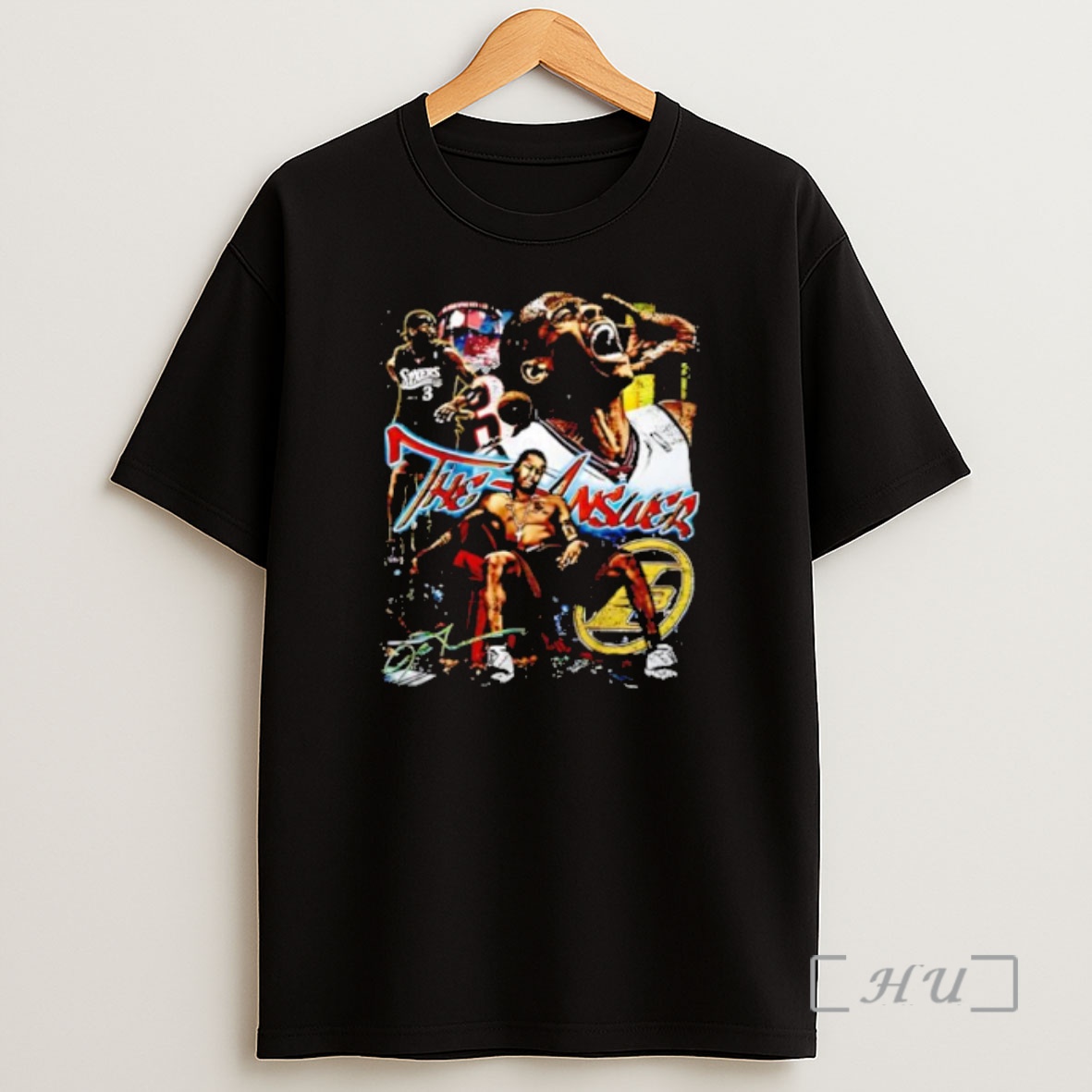 Officials The Answer Allen Iverson Philadelphia 76ers Basketball Graphic Shirt Sweatshirt Tee
