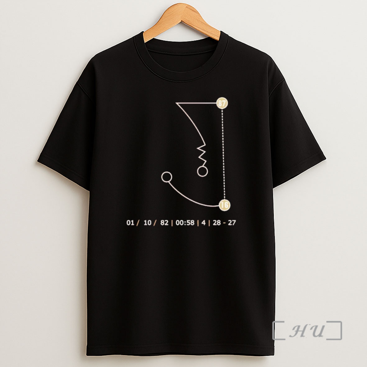 Officials The Catch Joe Montana Dwight Clark Famous Football Play Shirt Sweatshirt Tee