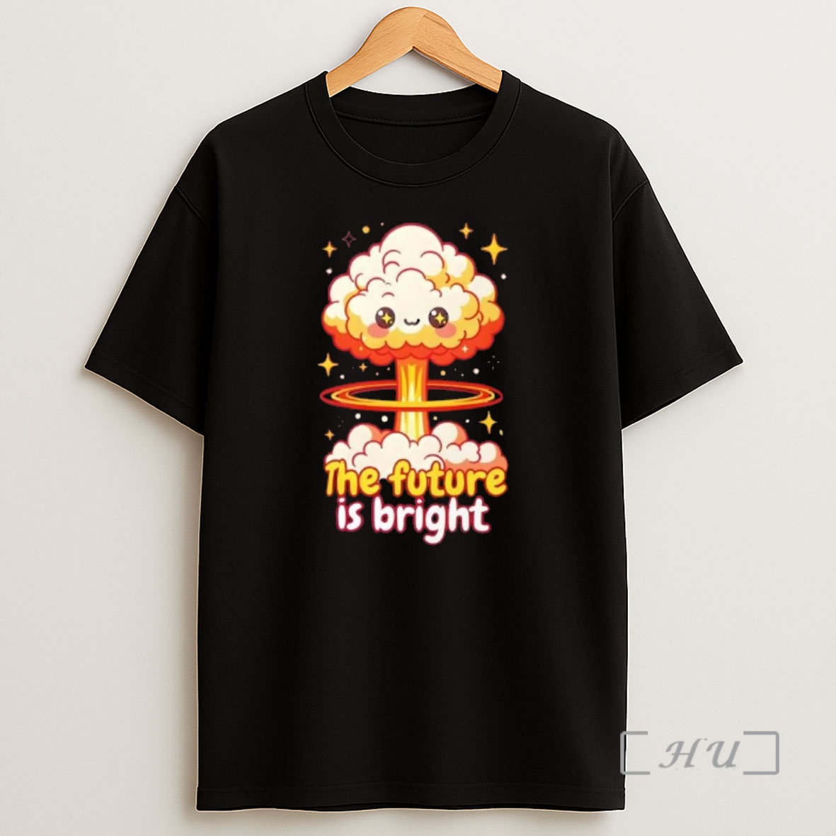 Officials The Future Is Bright Kawaii Mushroom Cloud Shirt Sweatshirt Tee