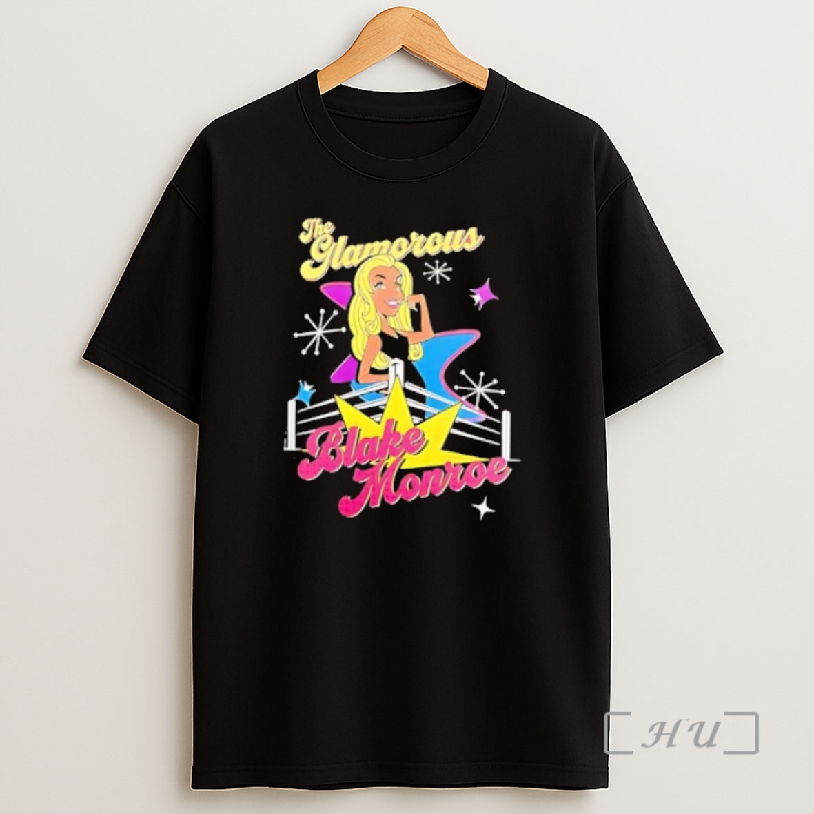 Officials The Glamorous Blake Monroe Pink Wrestling Ring Retro Style Shirt Sweatshirt Tee
