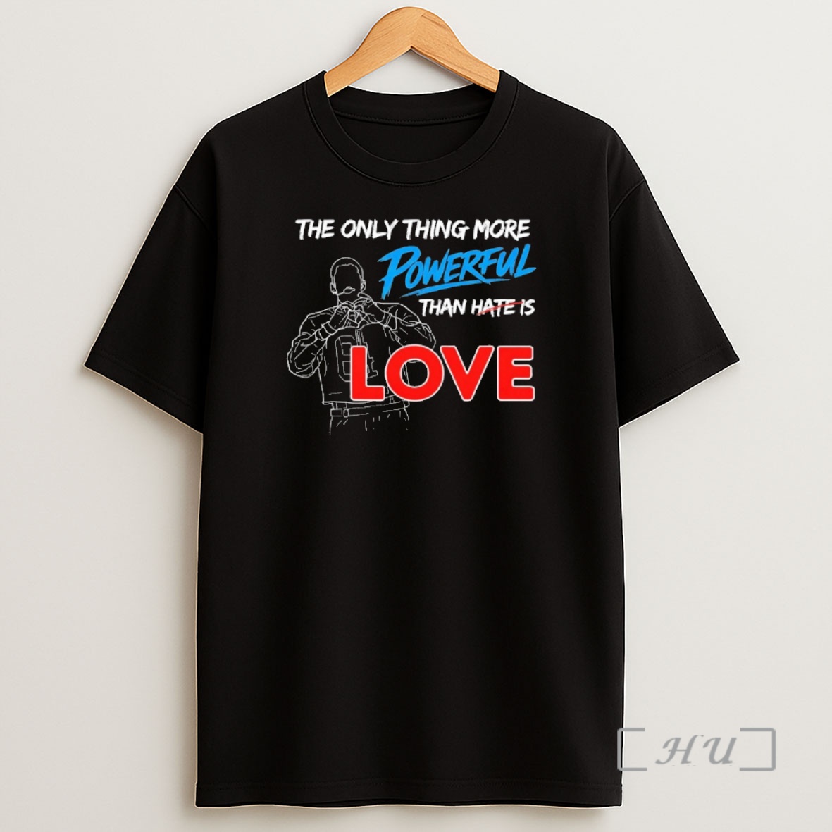 Officials The Only Thing More Powerful Than Hate Is Love Benito Bowl Shirt Sweatshirt Tee