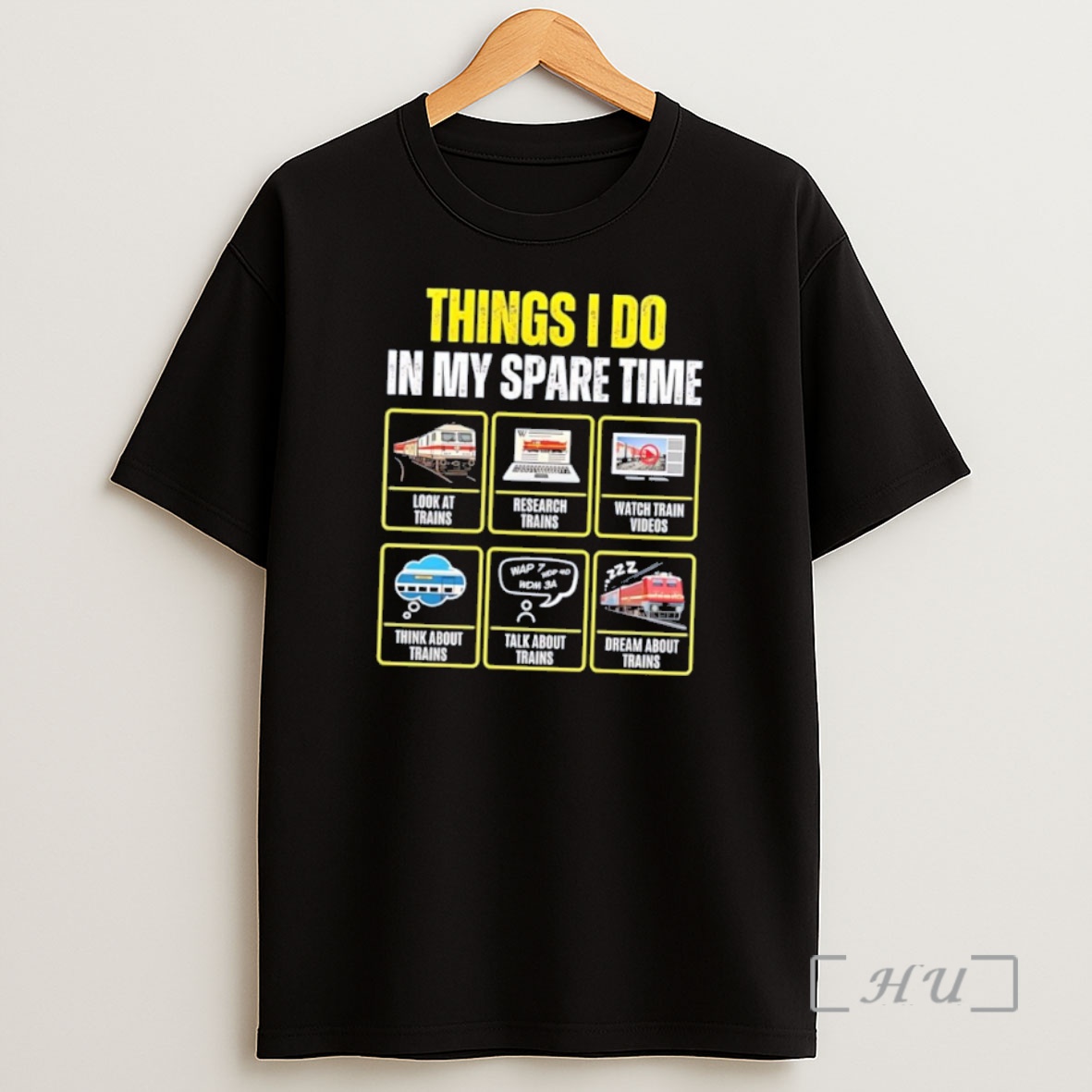 Officials Things I Do In My Spare Time Looking At Researching Watching Thinking Talking Dreaming About Trains Shirt Sweatshirt Tee