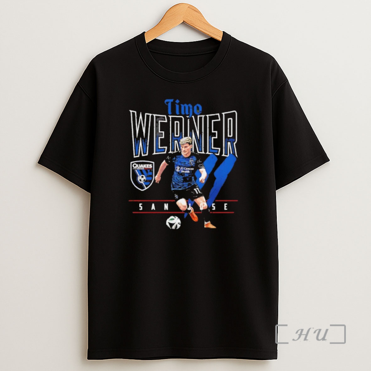Officials Timo Werner San Jose Earthquakes Feature Graphic Shirt Sweatshirt Tee