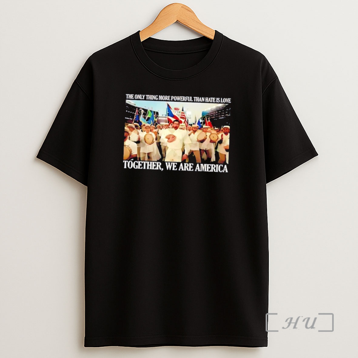 Officials Together We Are America Bunny Bowl The Only Thing More Powerful Than Hate Is Love Shirt Sweatshirt Tee