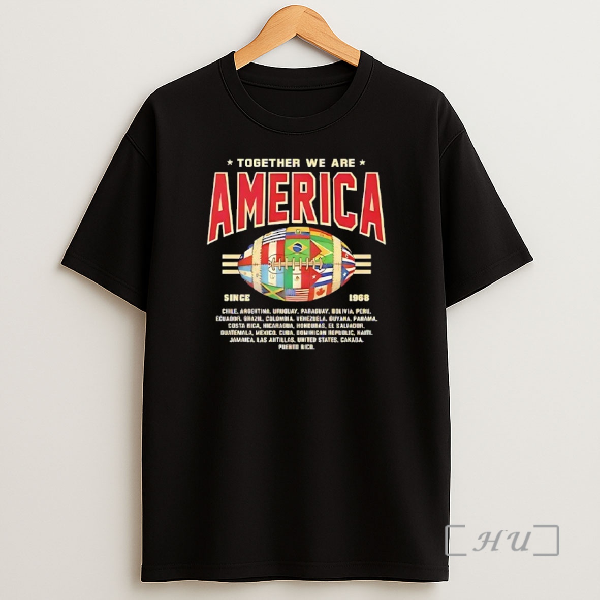 Officials Together We Are America Football Since 1968 Flag Shirt Sweatshirt Tee